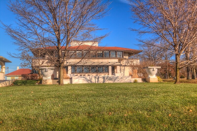 "The Westcott House Springfield, Ohio designed by Frank Lloyd