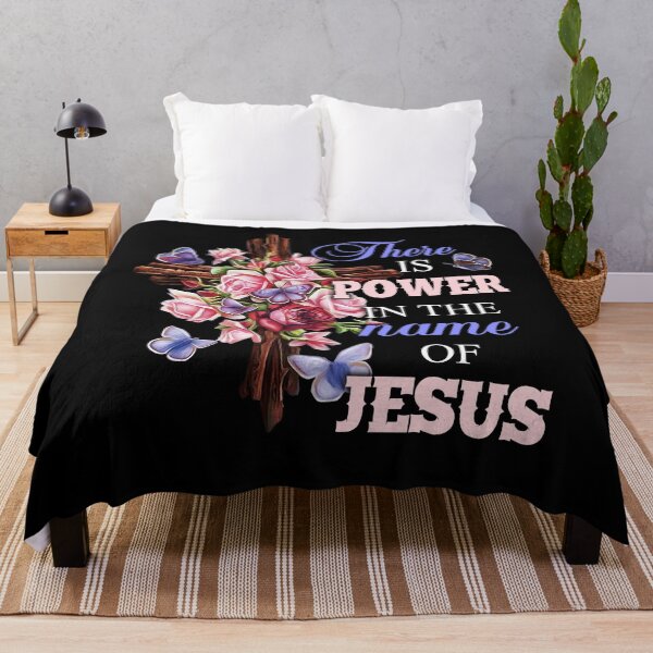 Item preview, There Is Power In The Name Of Jesus vintage funny christian quote designed and sold by beckadamr.
