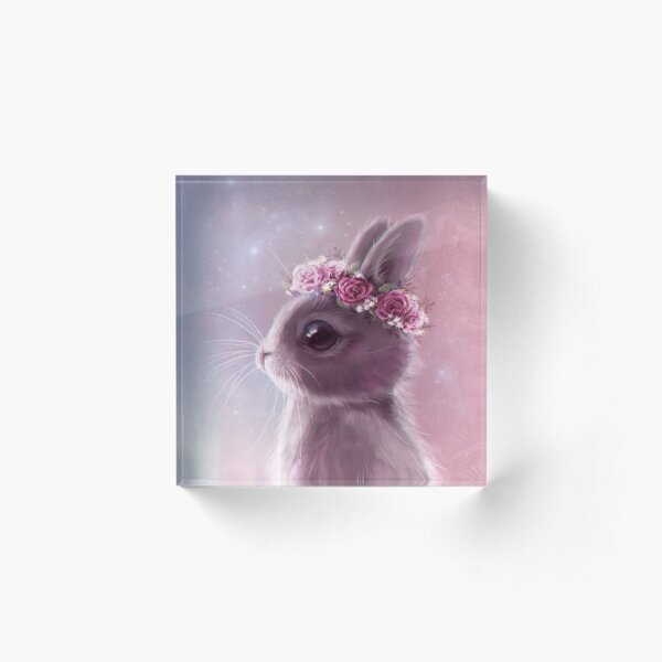 Fairy bunny Acrylic Block