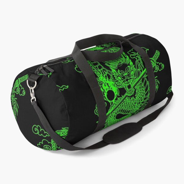 Item preview, Neon Green Chinese Dragon with Black Background designed and sold by SoccaTamam.