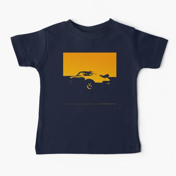 Porsche 911 Carrera - Yellow on Black Baby T-Shirt