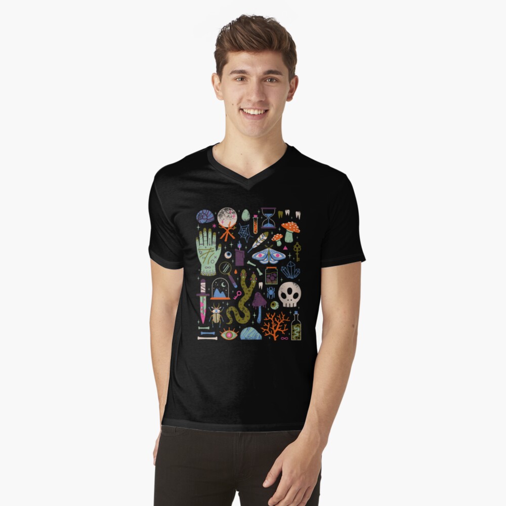 Item preview, V-Neck T-Shirt designed and sold by LordofMasks.