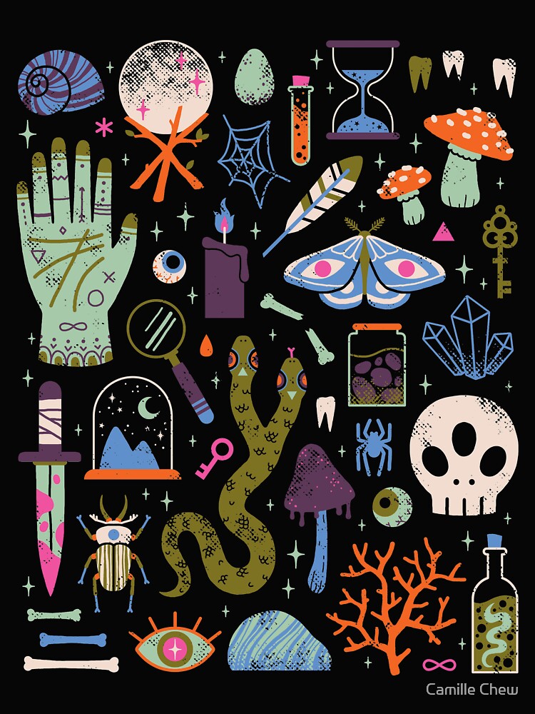 Thumbnail 4 of 4, Boxy T-Shirt, Curiosities designed and sold by LordofMasks.