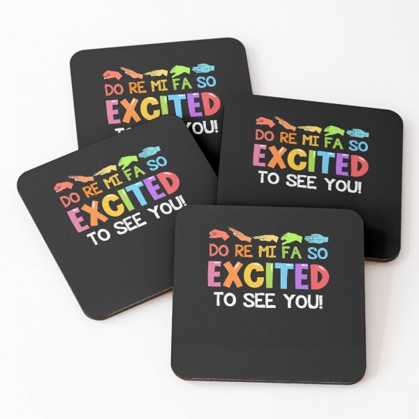 Item preview, Do Re Mi Fa So Excited To See You funny colorful music teacher designed and sold by beckadamr.