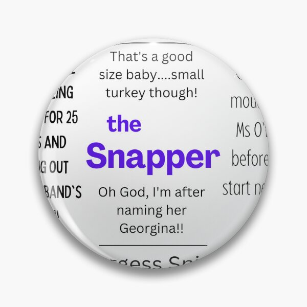 Item preview, The Snapper - Quotes designed and sold by Wpportfo.