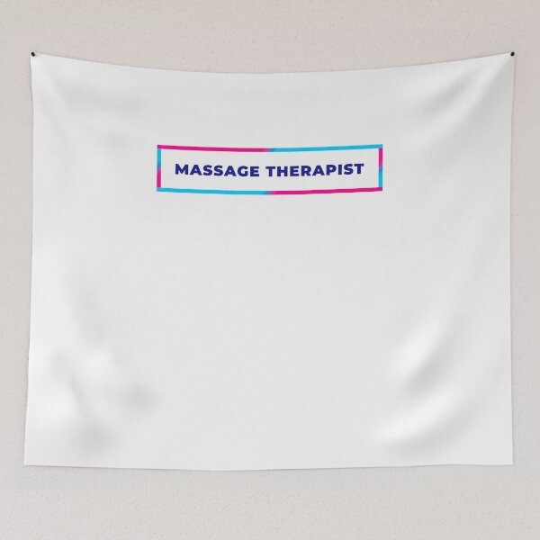 Item preview, Massage Therapist retro colorful frame designed and sold by SVPOD.