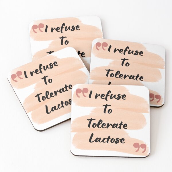Item preview, I Refuse To Tolerate Lactose Essentials & Products. designed and sold by Kalash12.