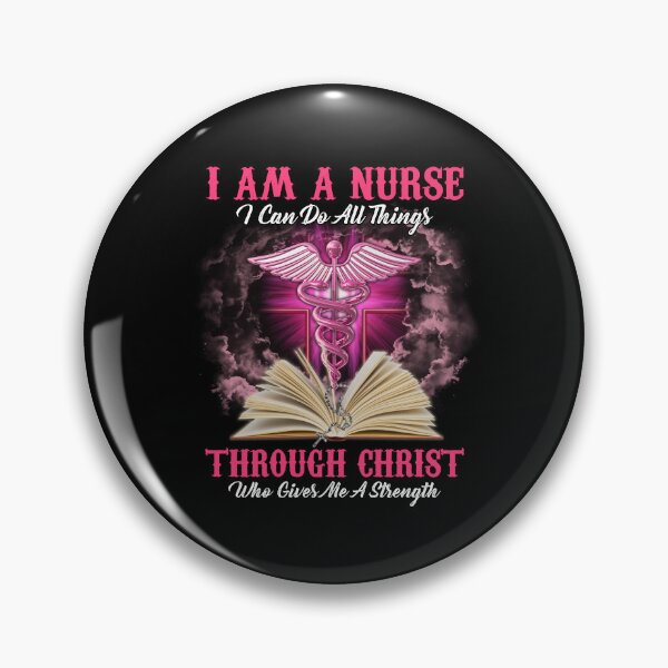 Item preview, I Am A Nurse I Can Do All Things Through Christ Who Gives Me A Strength nursing warrior funny vintage designed and sold by beckadamr.
