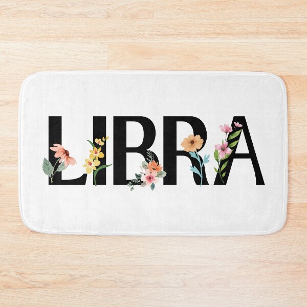 Item preview, Floral Libra Zodiac Sign designed and sold by Hellofriendco.