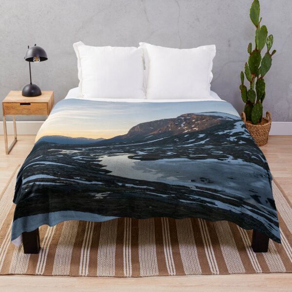 Item preview, Wonderful landscapes in Norway. Vestland. Beautiful scenery of mountain valley in Rauma on the Geiranger -Trollstigen scenic route. Snowed mountains at the sunset designed and sold by Maurizio Fabbroni.