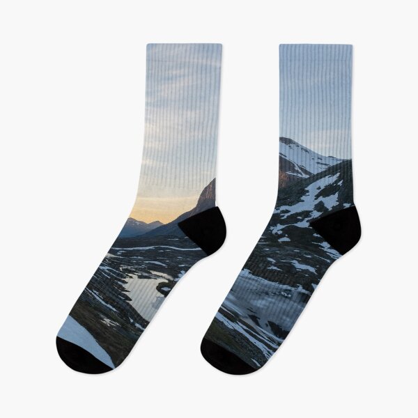 Item preview, Wonderful landscapes in Norway. Vestland. Beautiful scenery of mountain valley in Rauma on the Geiranger -Trollstigen scenic route. Snowed mountains at the sunset designed and sold by Maurizio Fabbroni.