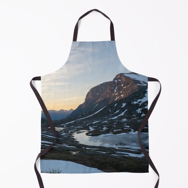 Item preview, Wonderful landscapes in Norway. Vestland. Beautiful scenery of mountain valley in Rauma on the Geiranger -Trollstigen scenic route. Snowed mountains at the sunset designed and sold by Maurizio Fabbroni.