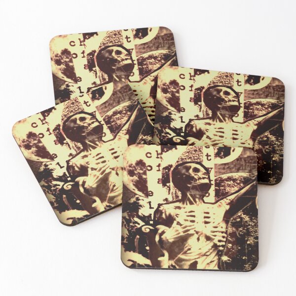 Item preview, gothic skeleton collage designed and sold by weirdove.