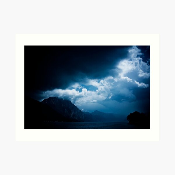 behind the clouds III Art Print