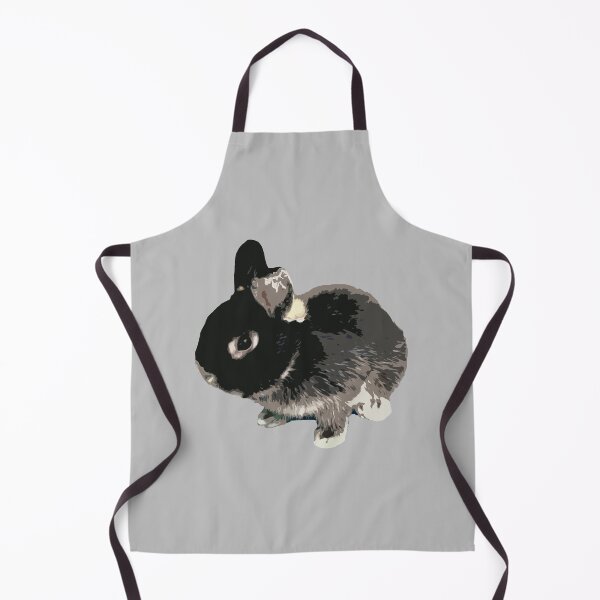 Item preview, Tiny Black Otter Netherland Dwarf Rabbit Bunny designed and sold by wigobun.