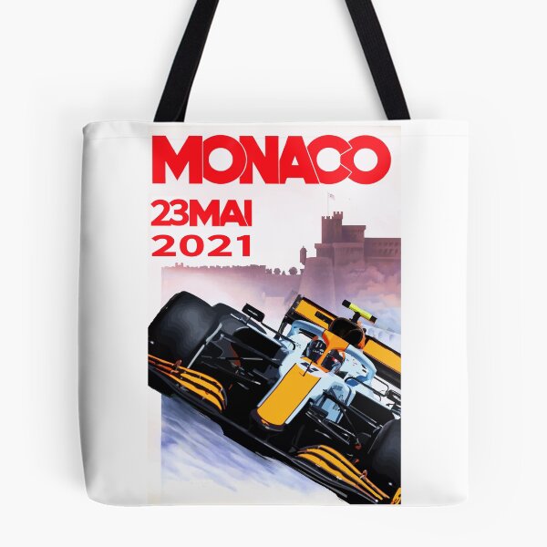 Aperçu de l'œuvre Lando - Affiche Mclaren X Vintage GP de Monaco 2021 créée et vendue par Speedbirddesign.