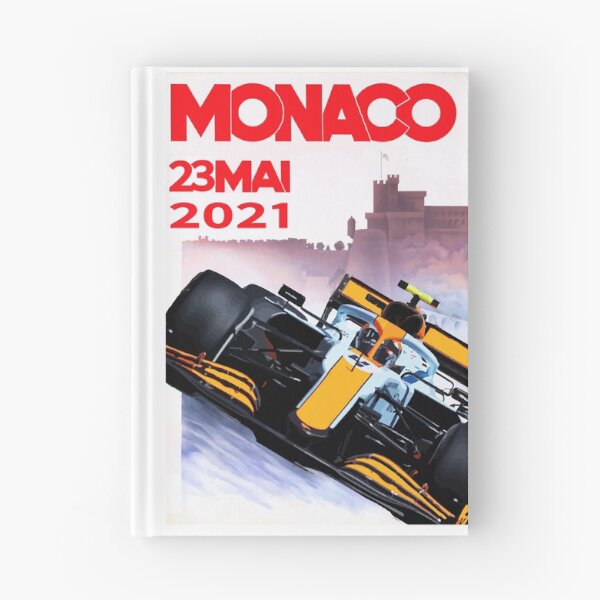 Aperçu de l'œuvre Lando - Affiche Mclaren X Vintage GP de Monaco 2021 créée et vendue par Speedbirddesign.
