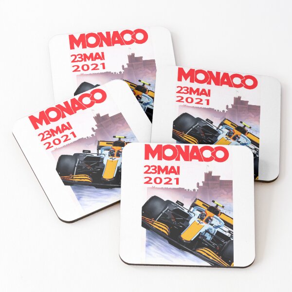 Artikelvorschau, Lando - Mclaren X Vintage Monaco GP Poster 2021 entworfen und verkauft von Speedbirddesign.
