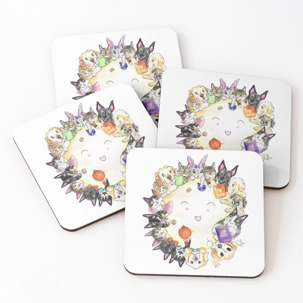 Item preview,  Happy Moon And Furriends  designed and sold by HappyPawtraits.