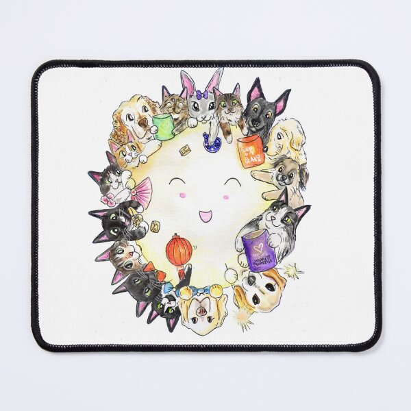 Item preview,  Happy Moon And Furriends  designed and sold by HappyPawtraits.