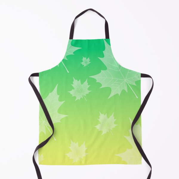 Item preview, Aesthetically pleasing green to yellow gradient with white leaves pattern designed and sold by justsannex.