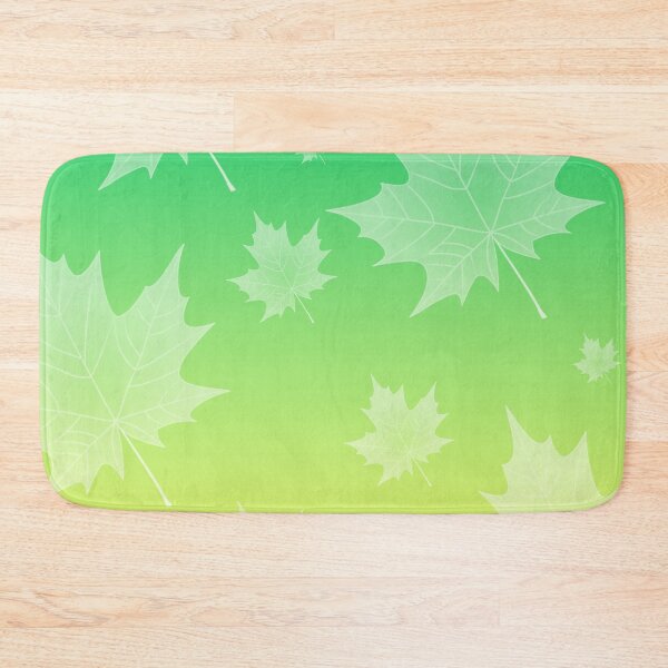 Item preview, Aesthetically pleasing green to yellow gradient with white leaves pattern designed and sold by justsannex.