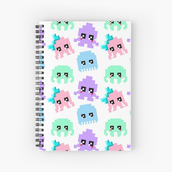 8-bit Cutie Gang Spiral Notebook