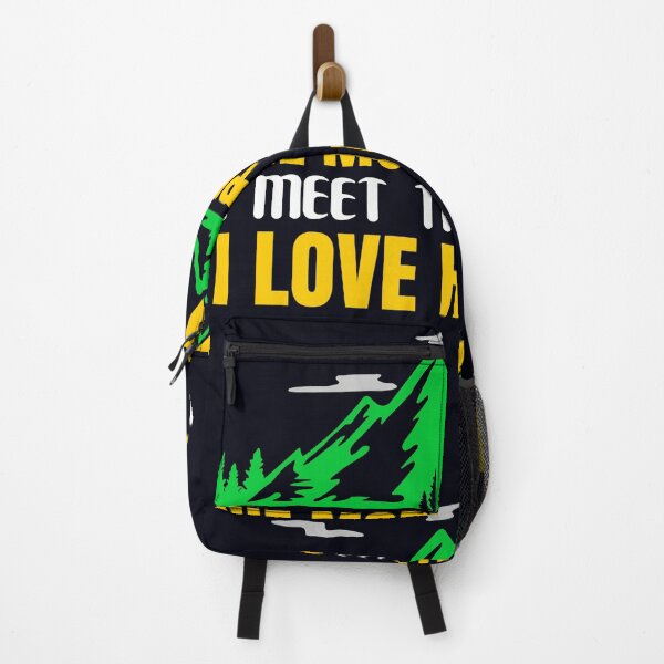 Item preview, THE MORE PEOPLE I MEET THE MORE I LOVE HIKING designed and sold by Cardio Boutique.