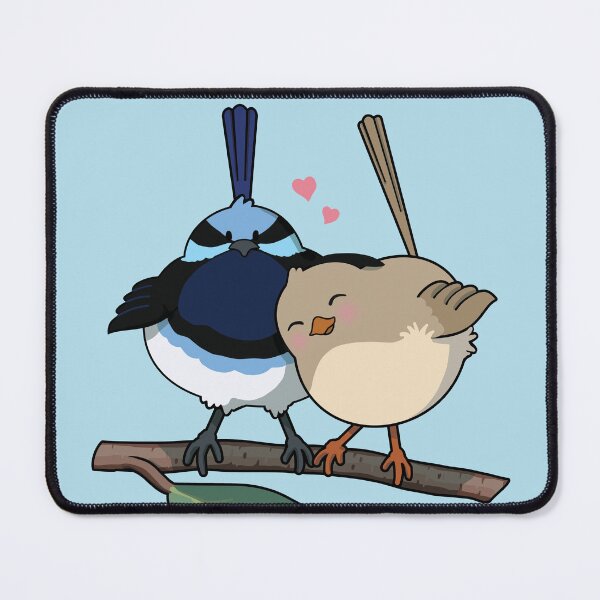 Item preview, Cute Cartoon Fairy Wrens Couple designed and sold by Jazznote.