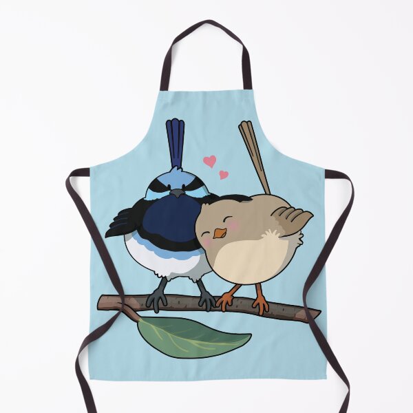 Item preview, Cute Cartoon Fairy Wrens Couple designed and sold by Jazznote.