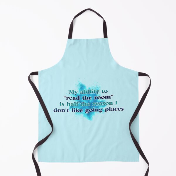 Item preview, "Read the room" quote in aqua/blue designed and sold by JadeRyder.