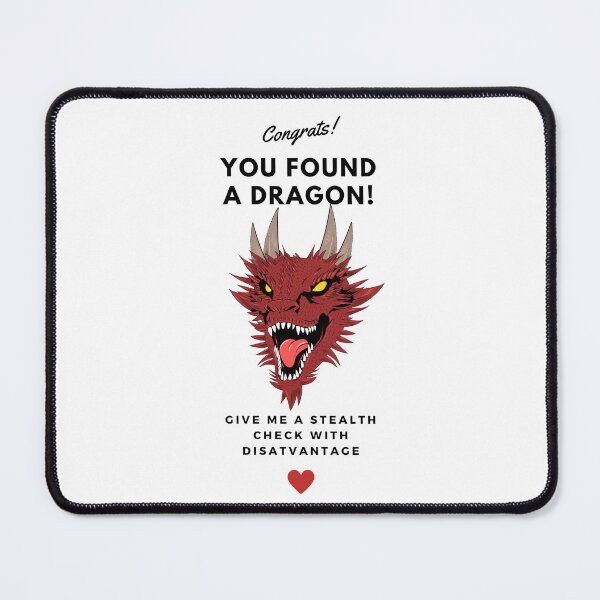 Item preview, You found a dragon! - Stealth check with disadvantage please <3 (English version) designed and sold by Ericnaitor.