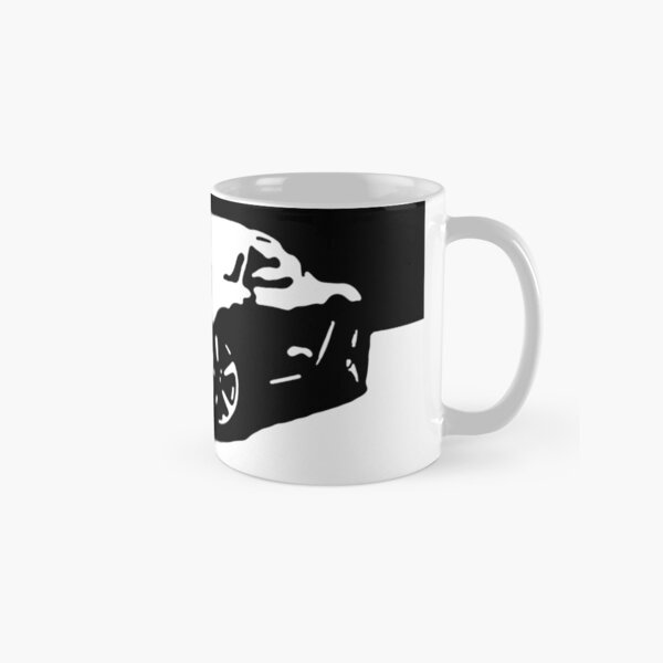 Porsche Cayman S - Black on White Classic Mug