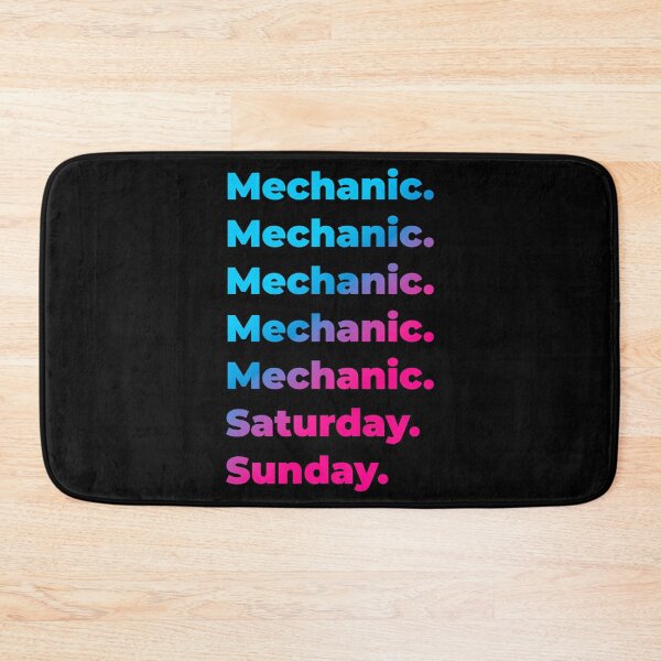 Item preview, Mechanic. Saturday. Sunday. designed and sold by SVPOD.