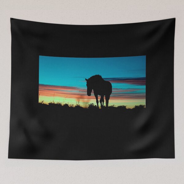 Item preview, Humpy Horse Silhouette Sunset Psychedelic  designed and sold by LSmith0211.