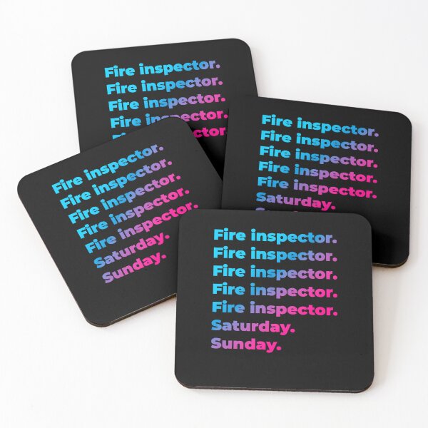 Item preview, Fire inspector. Saturday. Sunday. designed and sold by SVPOD.