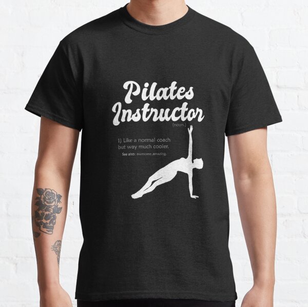  Cool Pilates Instructor Lover Funny Club Pilates Workout T-Shirt  : Clothing, Shoes & Jewelry