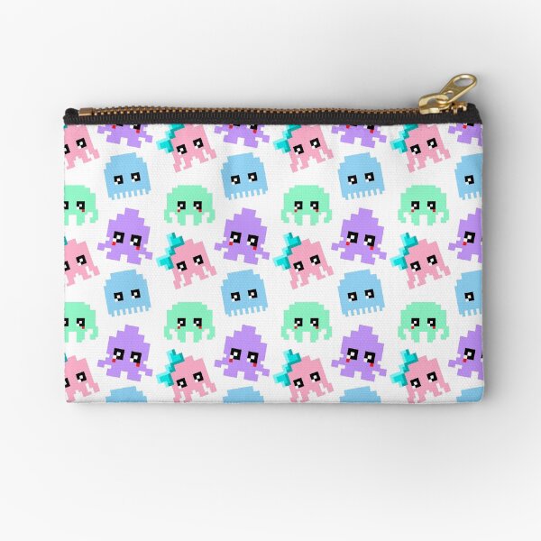 8-bit Cutie Gang Zipper Pouch