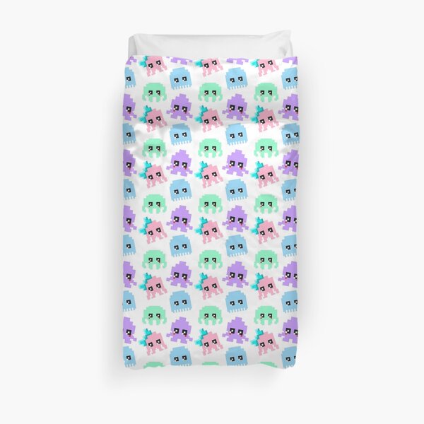 8-bit Cutie Gang Duvet Cover