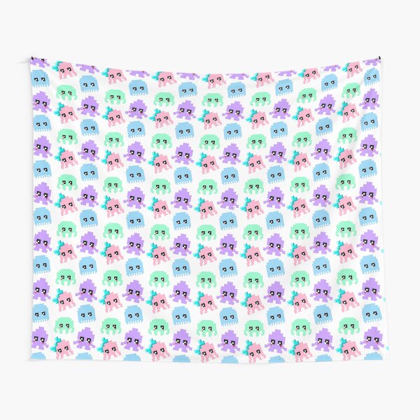 8-bit Cutie Gang Tapestry