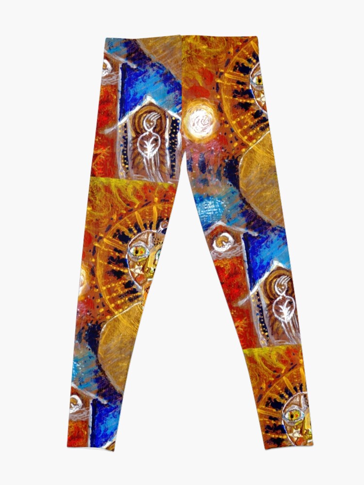 Alternate view of La Ciudad de los Fantasmas Leggings