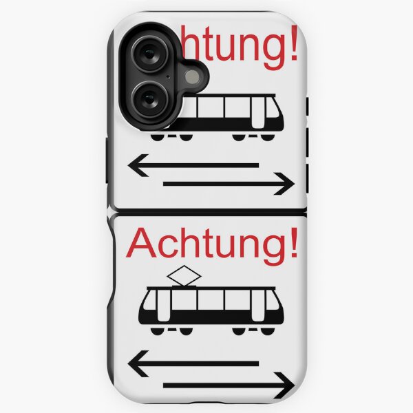 Artikel-Vorschau von Achtung! Straßenbahnen in beide Richtungen, designt und verkauft von Green-over-red.