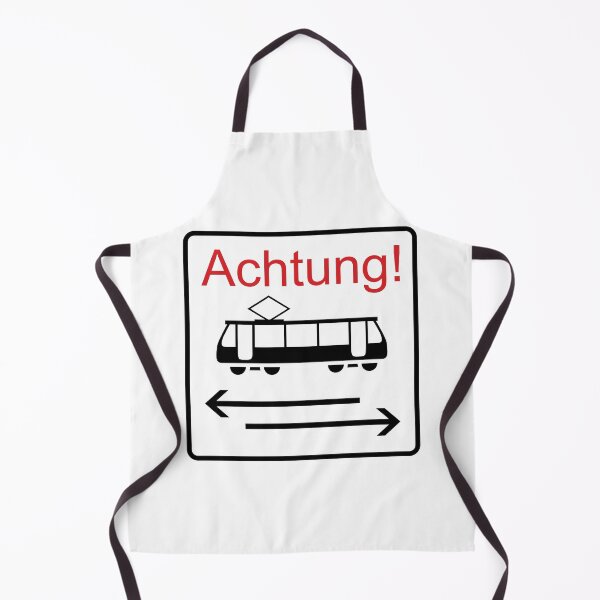 Item preview, Achtung! Trams both ways designed and sold by Green-over-red.