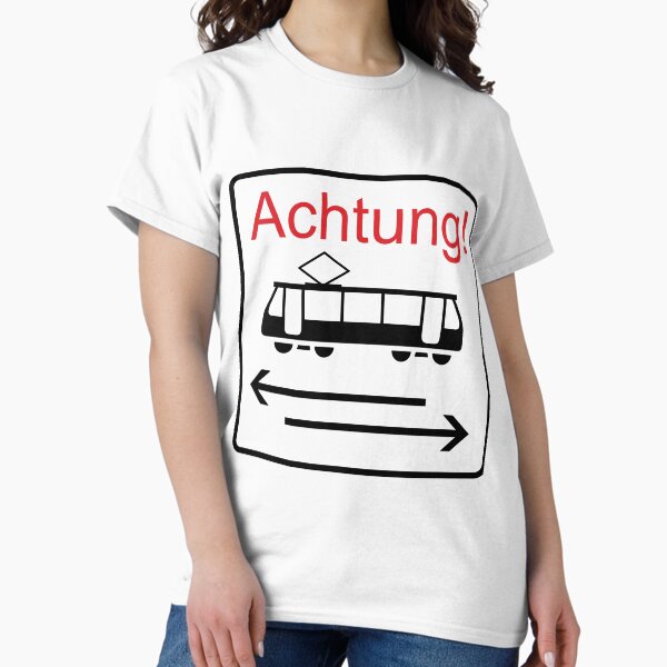 Aperçu de l'œuvre Achtung ! Trams dans les deux sens créée et vendue par Green-over-red.
