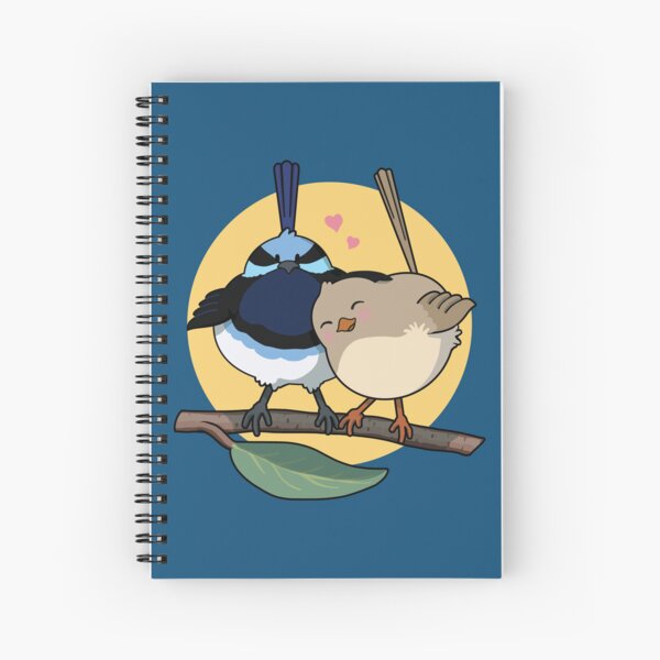 Item preview, Cute Cartoon Fairy Wrens with Sun designed and sold by Jazznote.