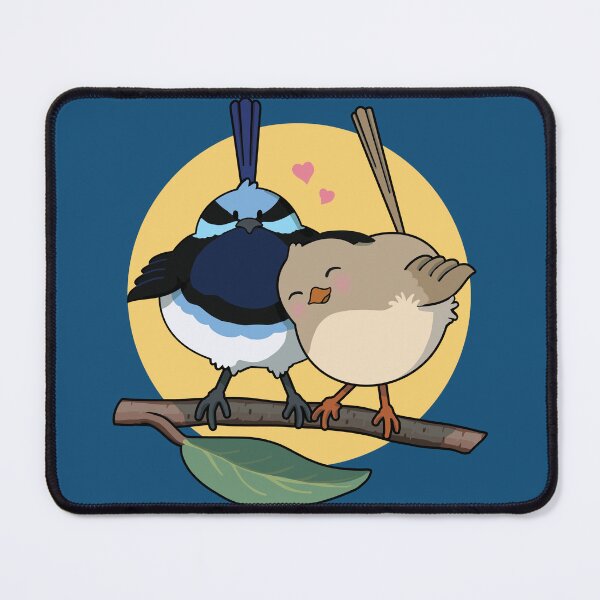 Item preview, Cute Cartoon Fairy Wrens with Sun designed and sold by Jazznote.