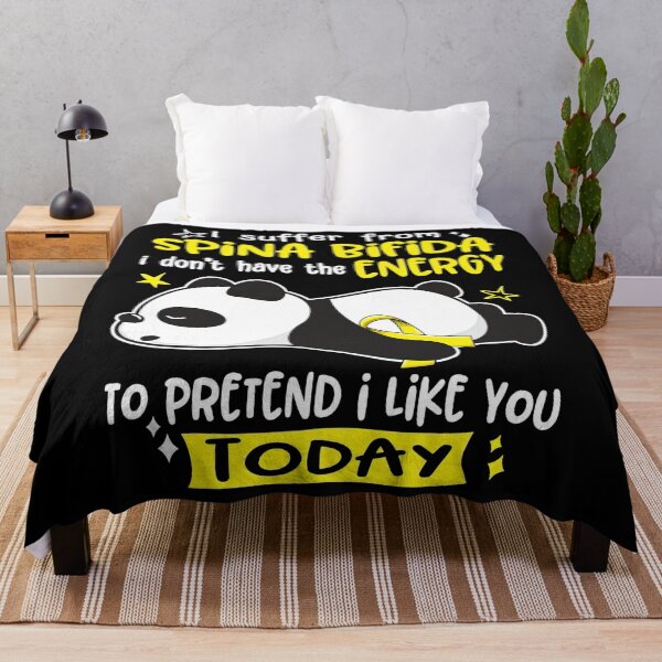 Item preview, Spina Bifida Awareness I Suffer From Spina Bifida I Don't Have The Energy To Pretend I Like You Today designed and sold by JamesGilmore40.