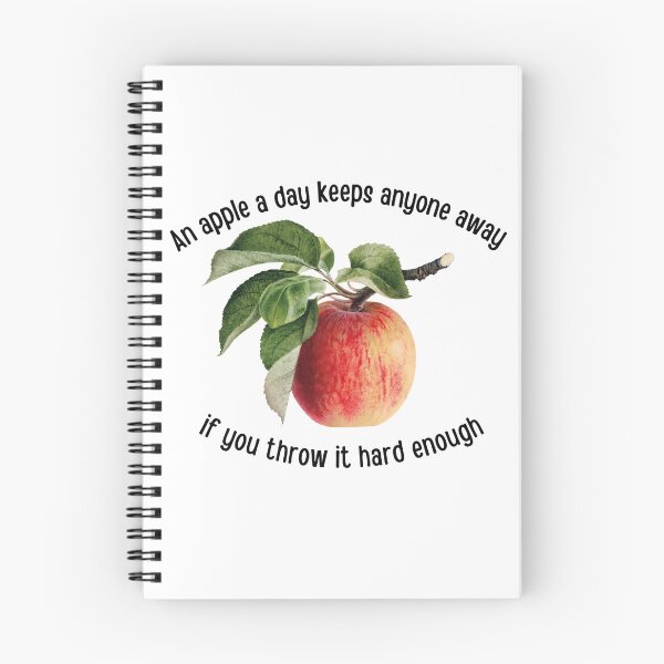 Item preview, An Apple a Day Funny Quote  designed and sold by Zaddie A.