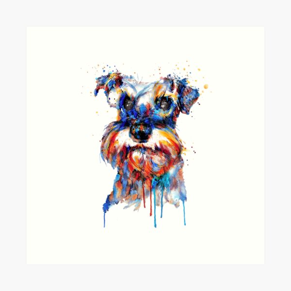 Item preview, Schnauzer Head designed and sold by Marian Voicu.