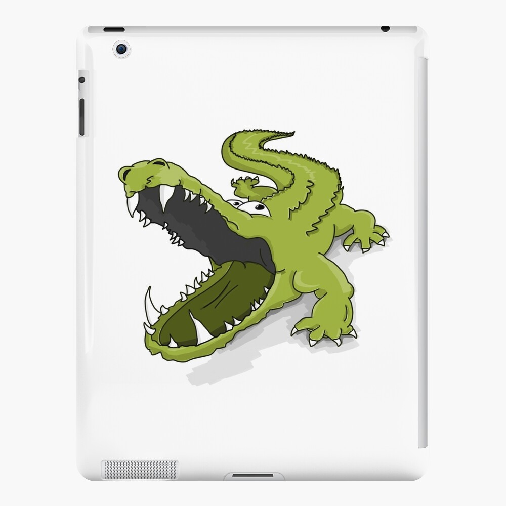 Alligator Leather iPad Mini Case with Dragon